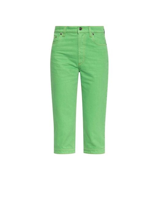 Versace Green Capri Jeans