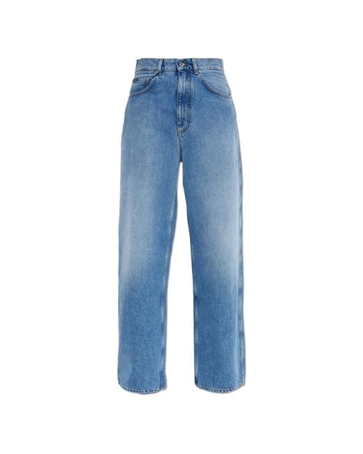 Dolce & Gabbana Blue Straight-Leg Jeans