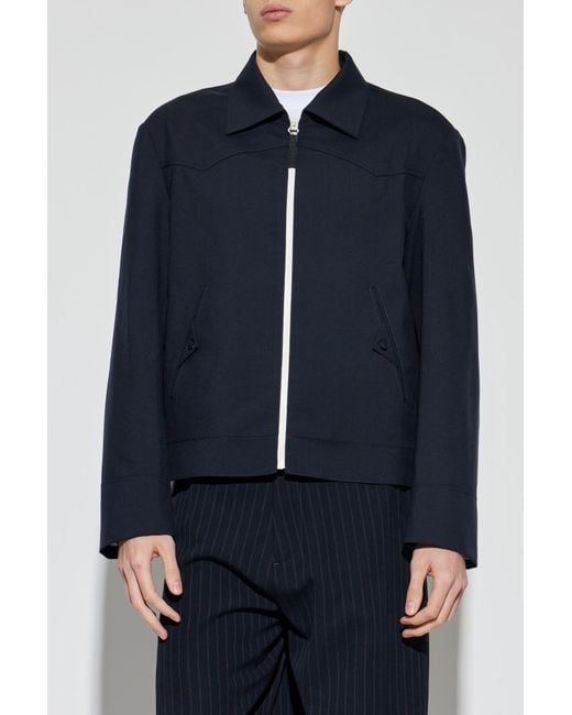 Marni Blue Wool Jacket for men