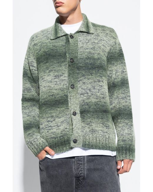 Norse Projects Green ‘Erik’ Cardigan for men