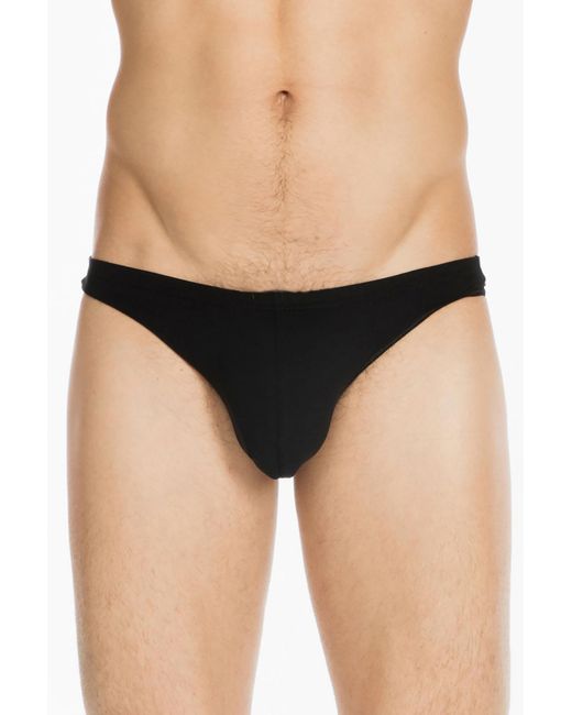 Hom Black Strings From The "Freddy" Collection for men