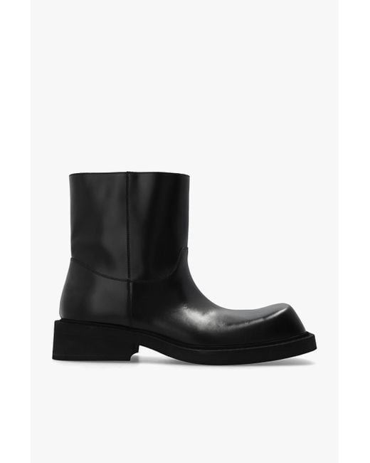 Balenciaga Black 'inspector' Ankle Boots for men