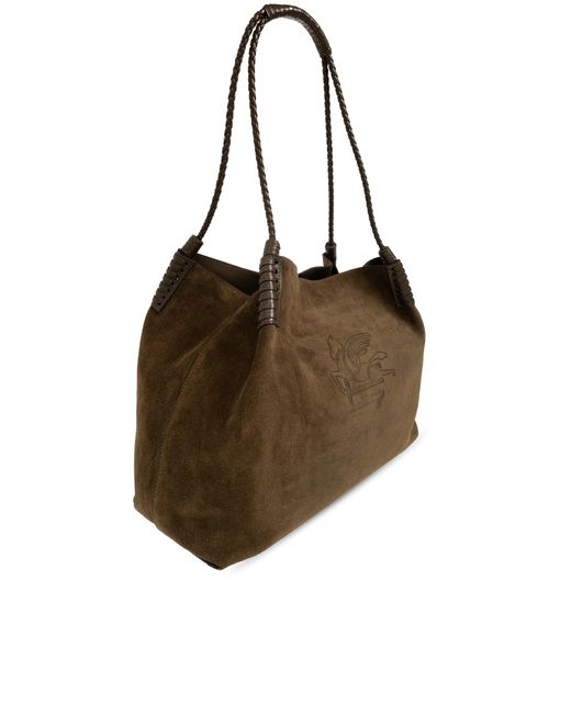 Etro Brown "Libra Large" Bag