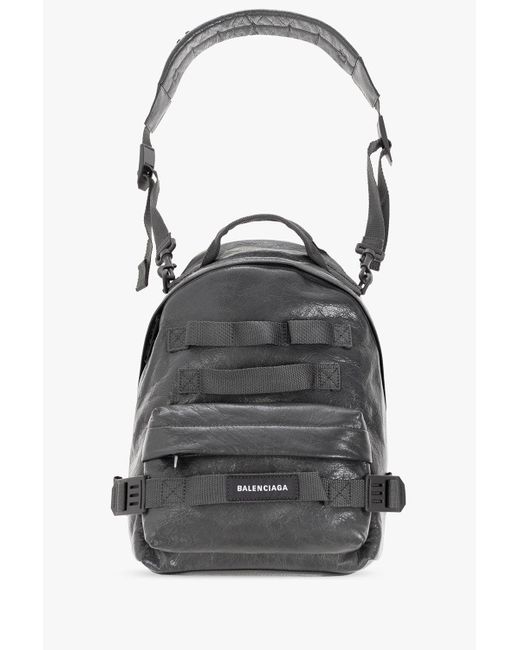 Balenciaga Gray 'army Small' Backpack for men