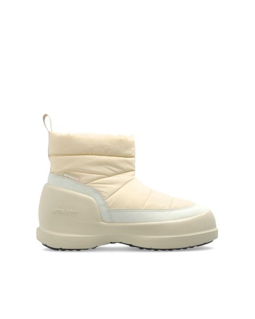 Moon Boot Natural 'Mezzaluna Puffy' Snow Boots