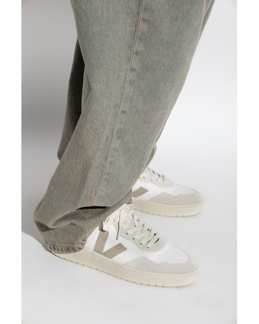 Veja White Sports Shoes "V-90 O.T. Leather"