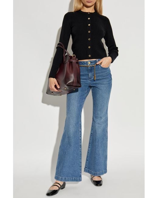 MICHAEL Michael Kors Blue Jeans With Flared Legs
