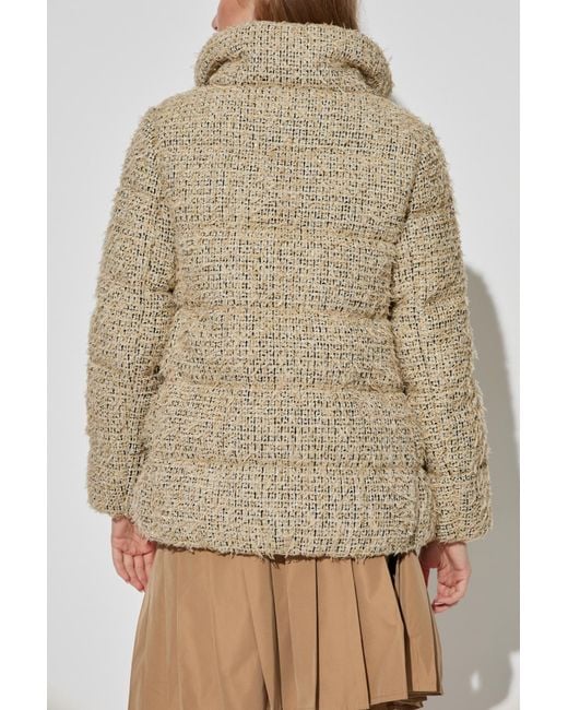 Moncler Natural Tweed Down Jacket 'Cochelle'