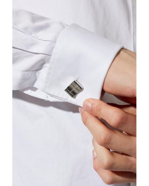 Ferragamo Metallic Cufflinks for men