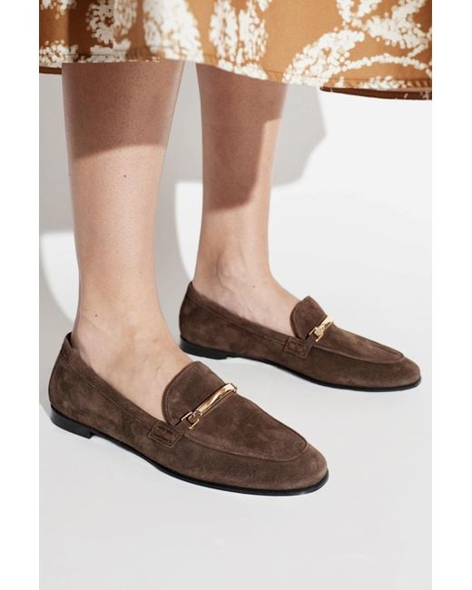 Furla Brown 'Heritage' Loafers