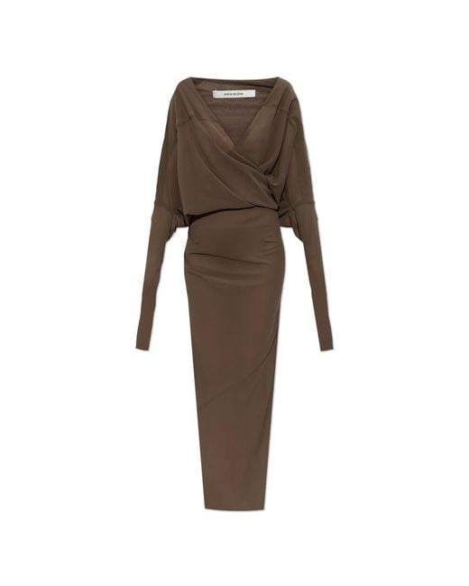 Entire studios Natural Draped Dress
