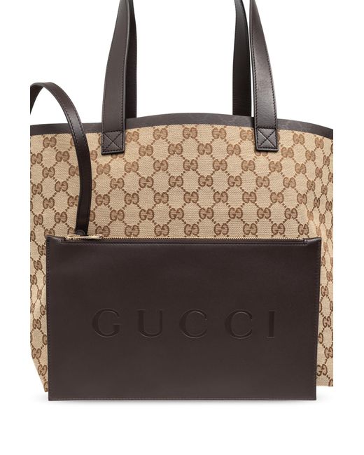 Gucci Natural 'original GG Medium' Shopper Bag,