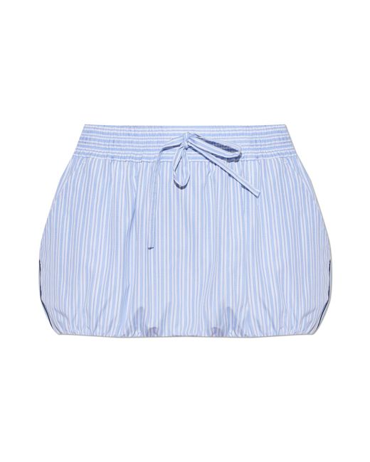 Dolce & Gabbana Blue Ribbed Shorts