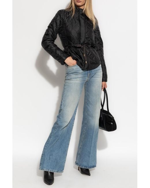 MICHAEL Michael Kors Black Insulated Jacket With Hood