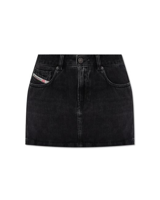 DIESEL Black Skirt De-Ron