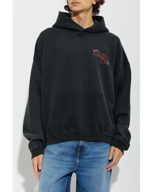 Represent Blue Hoodie for men