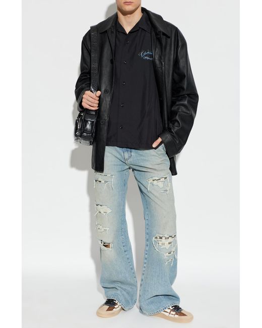 Amiri Black Shirt With Logo for men