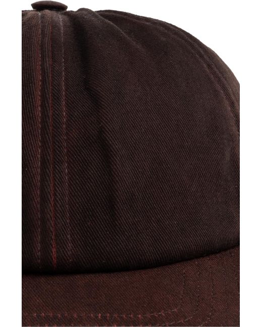 Maison Margiela Black Baseball Cap