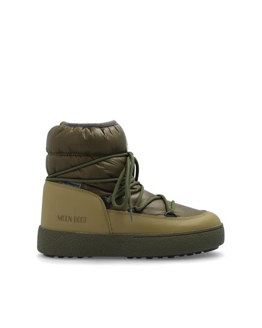 Moon Boot Green Mtrack Padded Nylon Boots