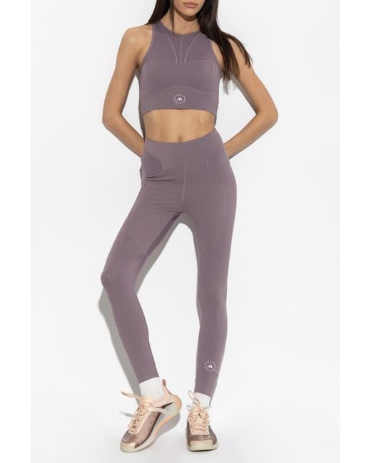 Adidas By Stella McCartney Purple Training Bra