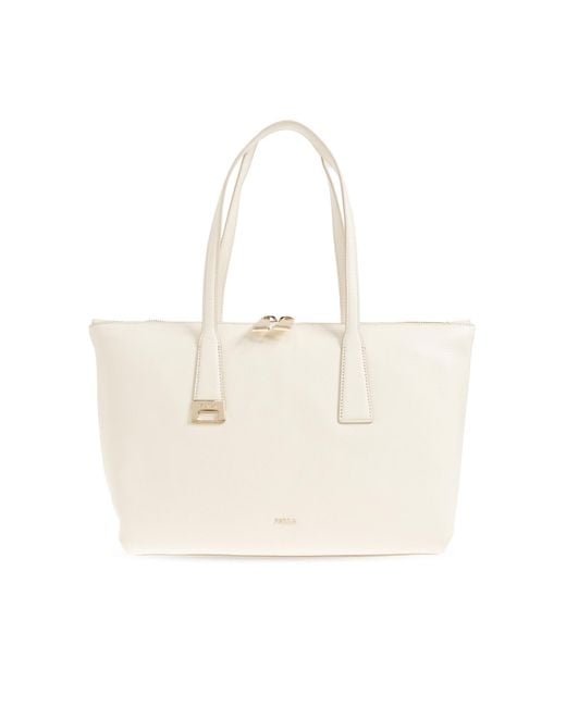 Furla Natural "Olivia Medium" Shopper Bag