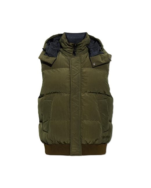 Balmain Green Insulated Vest for men