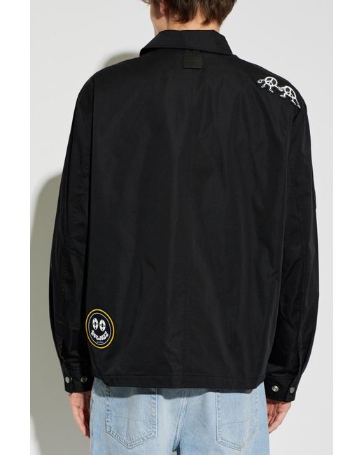 AllSaints Black "Soundman" Jacket for men