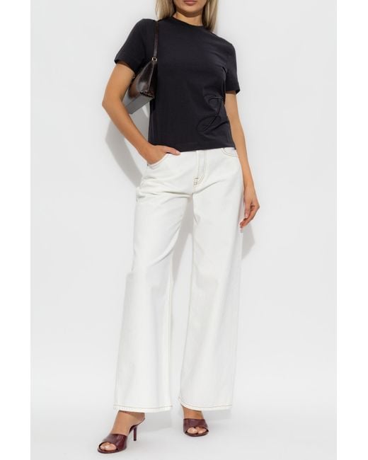 Jacquemus Black T-Shirt With Logo