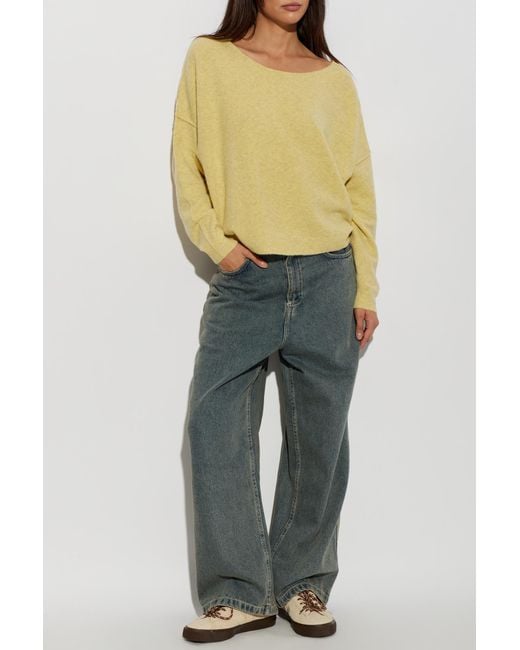 American Vintage Yellow 'Oversize' Sweater