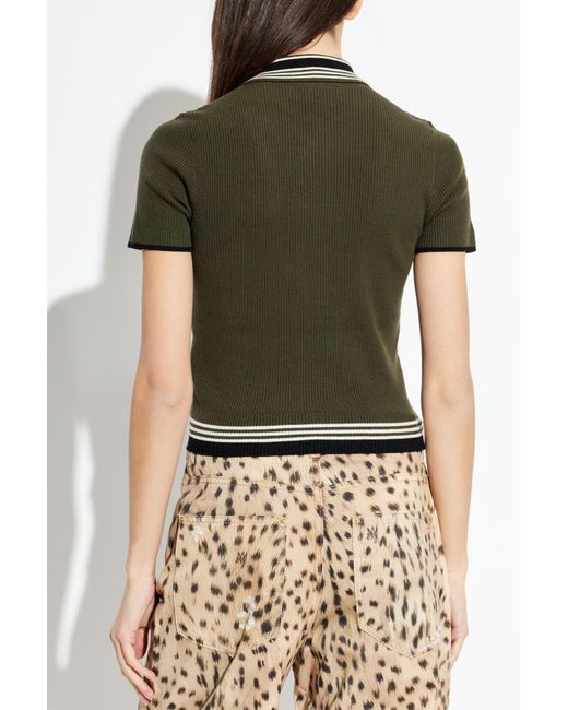 Amiri Natural Wool Polo