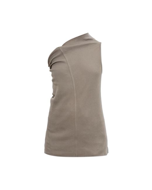 Rick Owens Brown Sleeveless Top