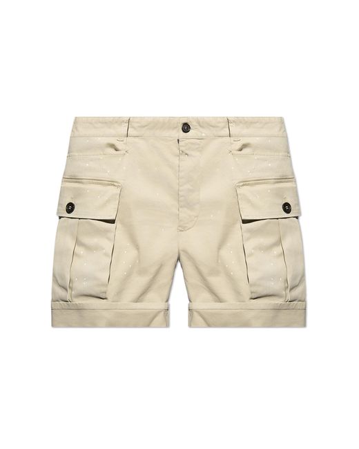 DSquared² Natural 'cargo Marine' Shorts, for men