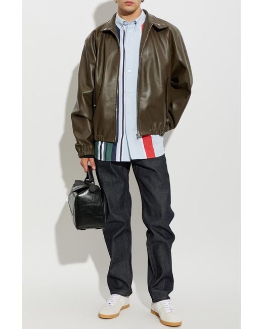 Lanvin Black Jeans With Tapered Legs for men