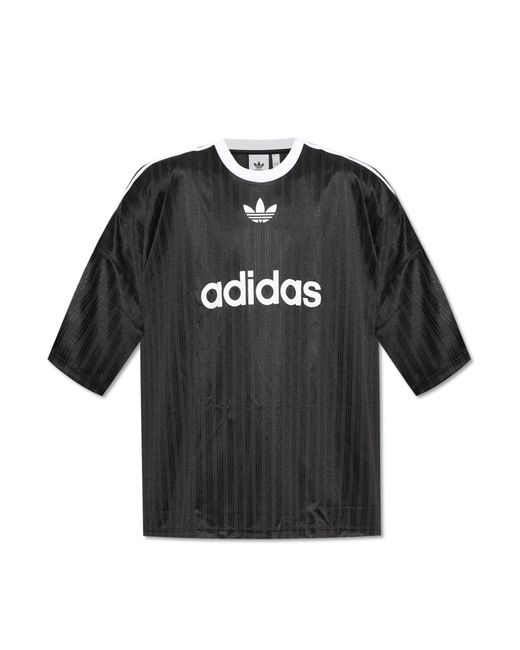 Adidas Originals Black T-shirt With Logo, for men