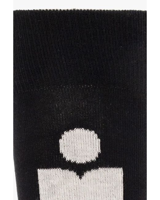 Isabel Marant Black 'Siloki' Socks