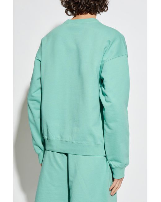 Versace Green Sweatshirt With Patch for men