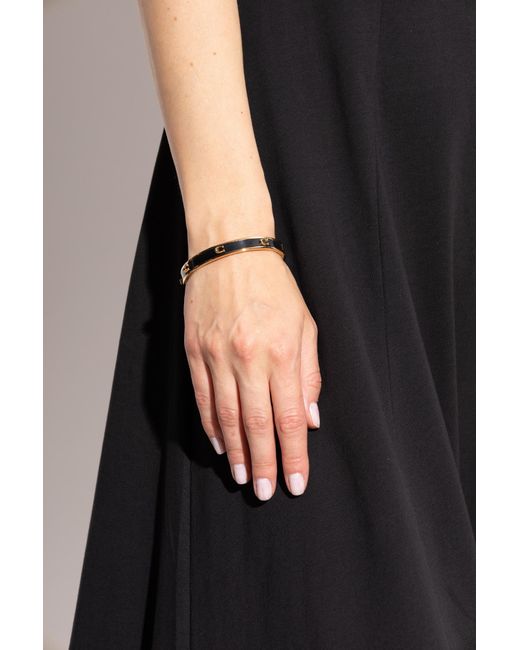 COACH Metallic Bracelet With Logo