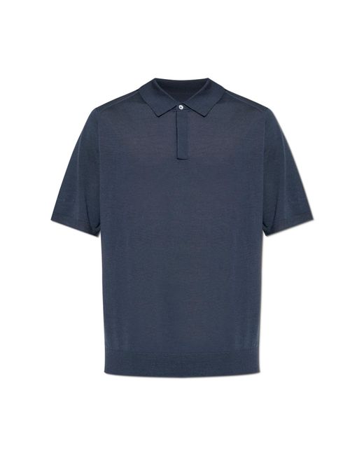 Paul Smith Blue Wool Polo for men