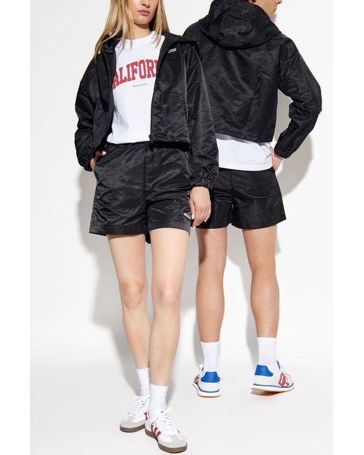 Sporty & Rich Black Jacket With Logo
