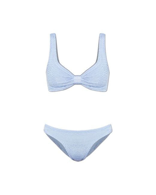 Paramidonna Blue Two-Piece Swimsuit "Salma"