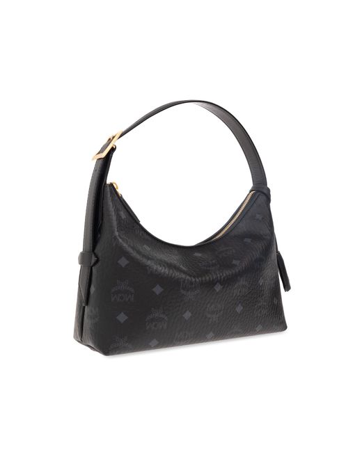 MCM Black 'Aren Small' Shoulder Bag