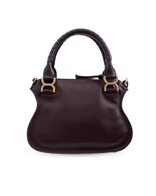 Chloé Purple ‘Marcie Small’ Shoulder Bag