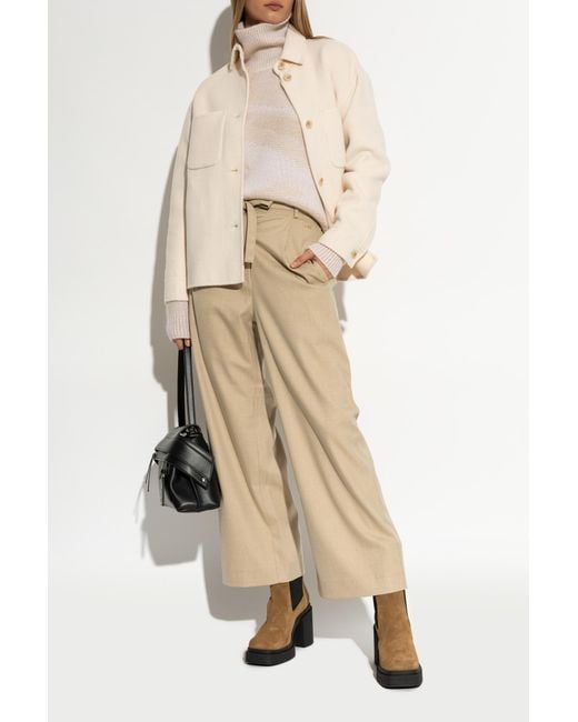 NODALETO Natural Platform Ankle Boots