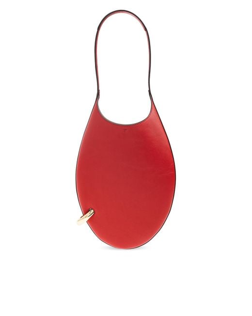 Tory Burch Red Shoulder Bag 'Pierced'