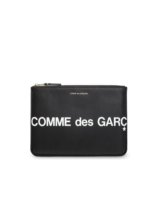 Comme des Garçons Black Logo-Printed Pouch