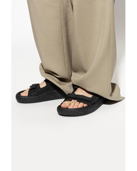 Veja Black Slippers "Arpoador Suede Soft" for men