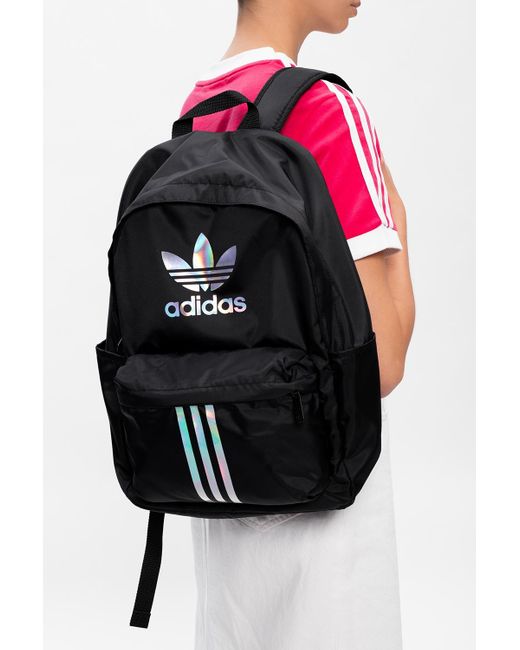 adidas Originals Backpack With Holographic Print Black | Lyst