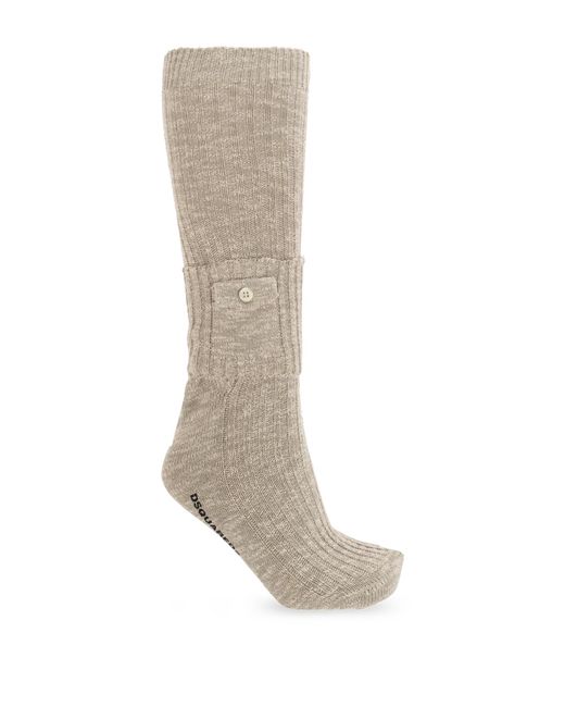 DSquared² White Socks for men
