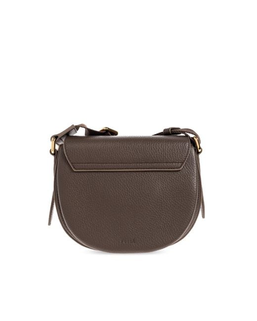 Furla Blue 'Lotus Mini' Shoulder Bag