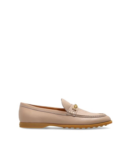 Tod's Natural 'Gomma' Loafers Type Shoes